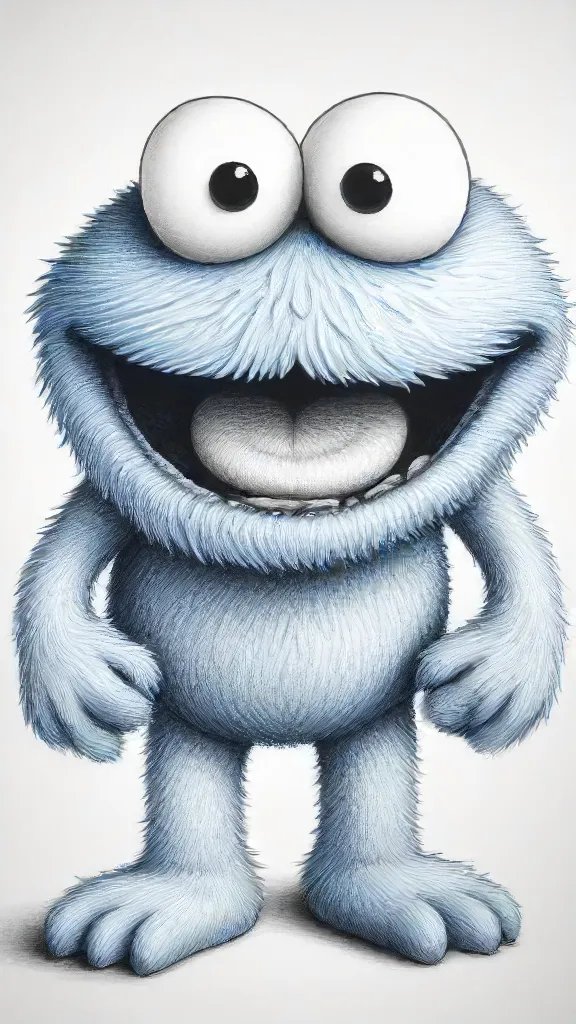 Cookie Monster Drawing Sketch Picture