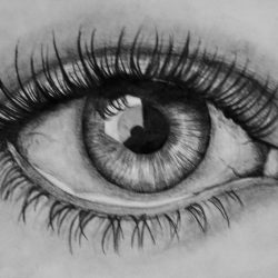 Cool Eyes Drawing Sketch