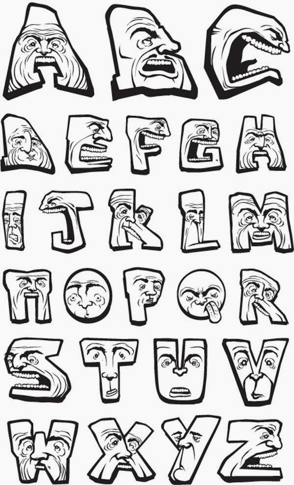 Cool Letters Drawing Artistic Sketching