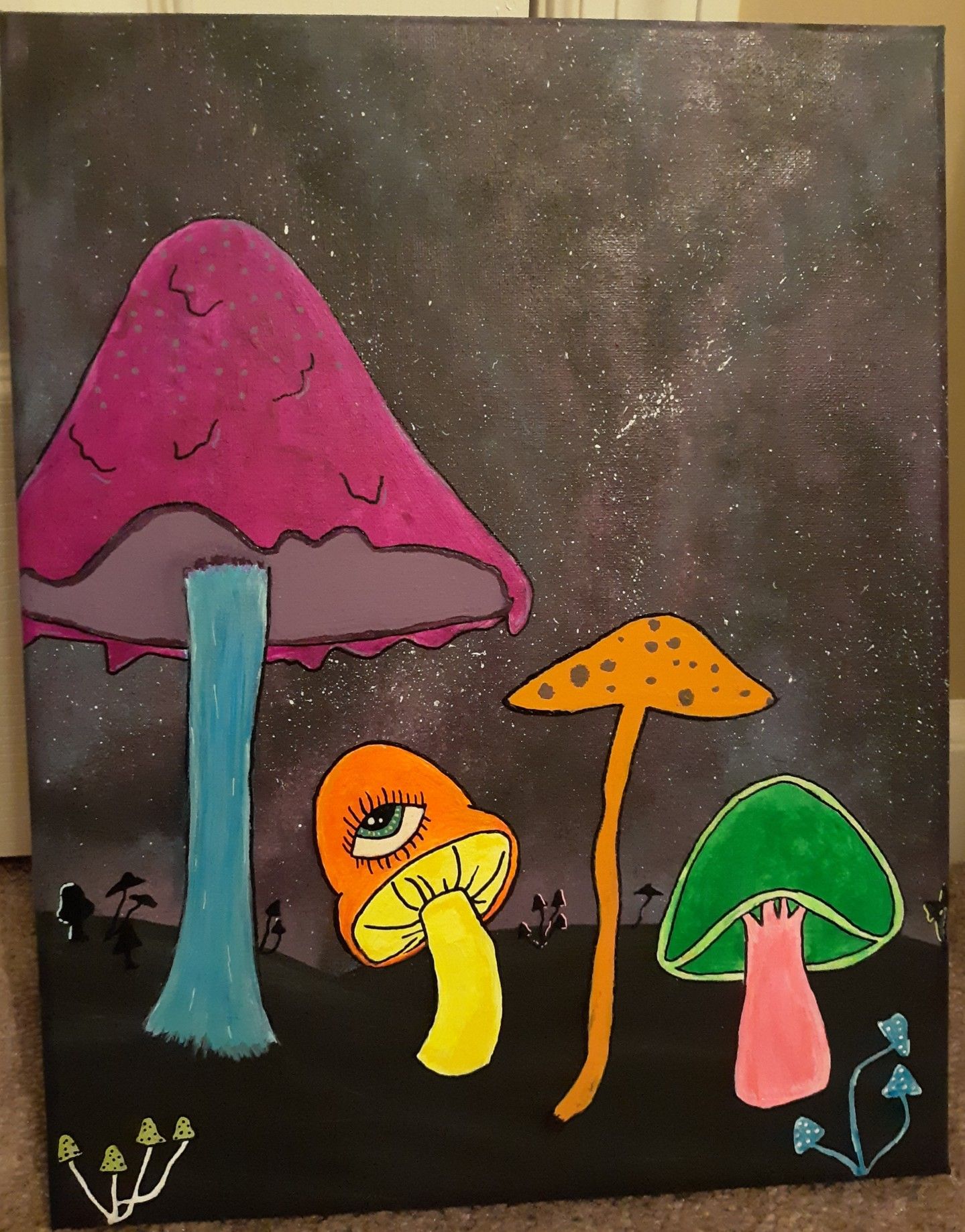 Cool Mushroom Drawing Art