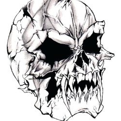 Cool Skull Drawing