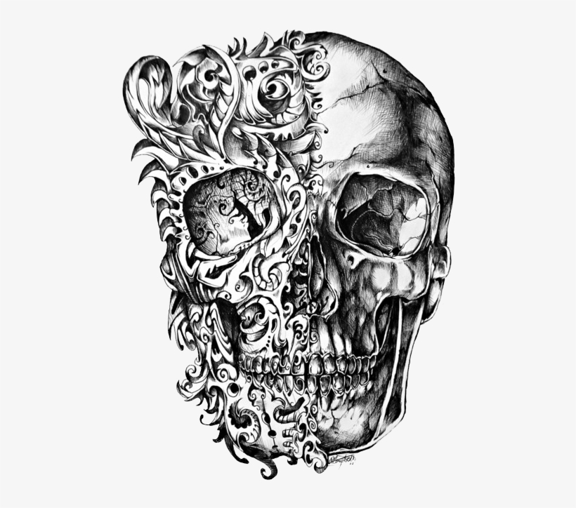 Cool Skull Drawing Fine Art