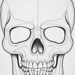 Cool Skull Drawing Sketch Picture