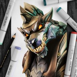 Copic Marker Drawing Amazing Sketch