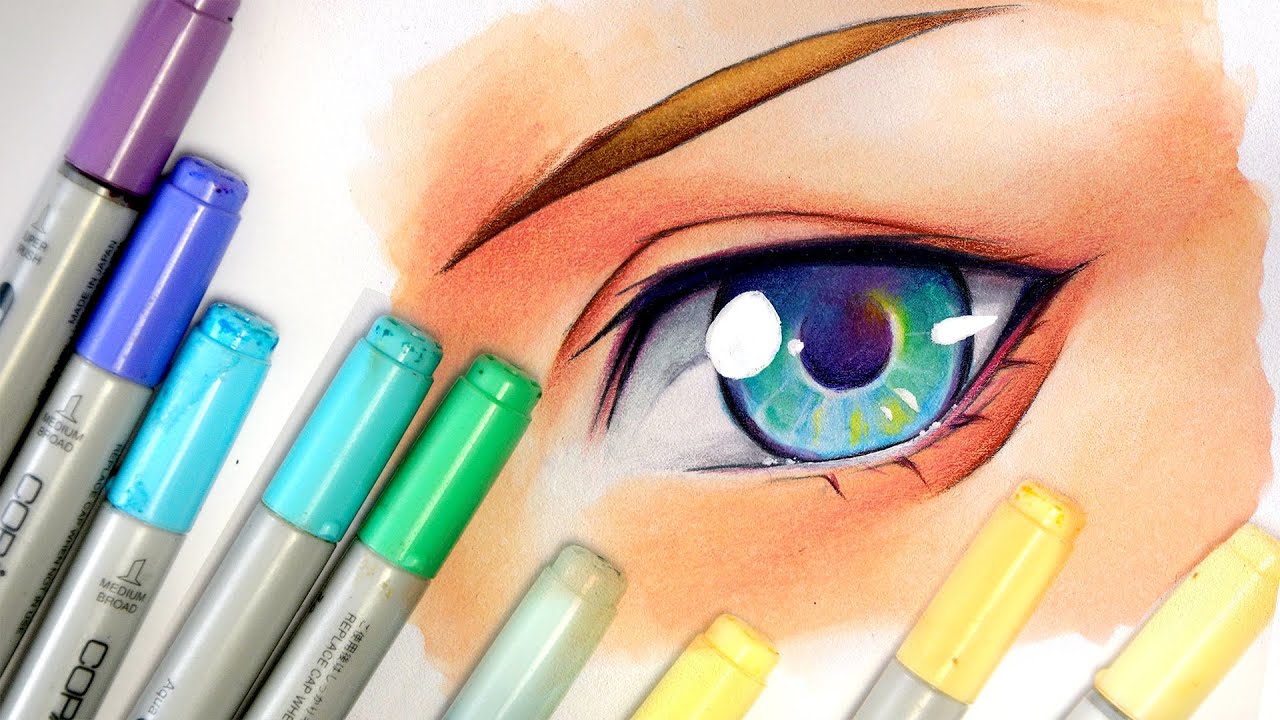 Copic Marker Drawing Hand drawn