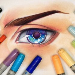 Copic Marker Drawing Stunning Sketch