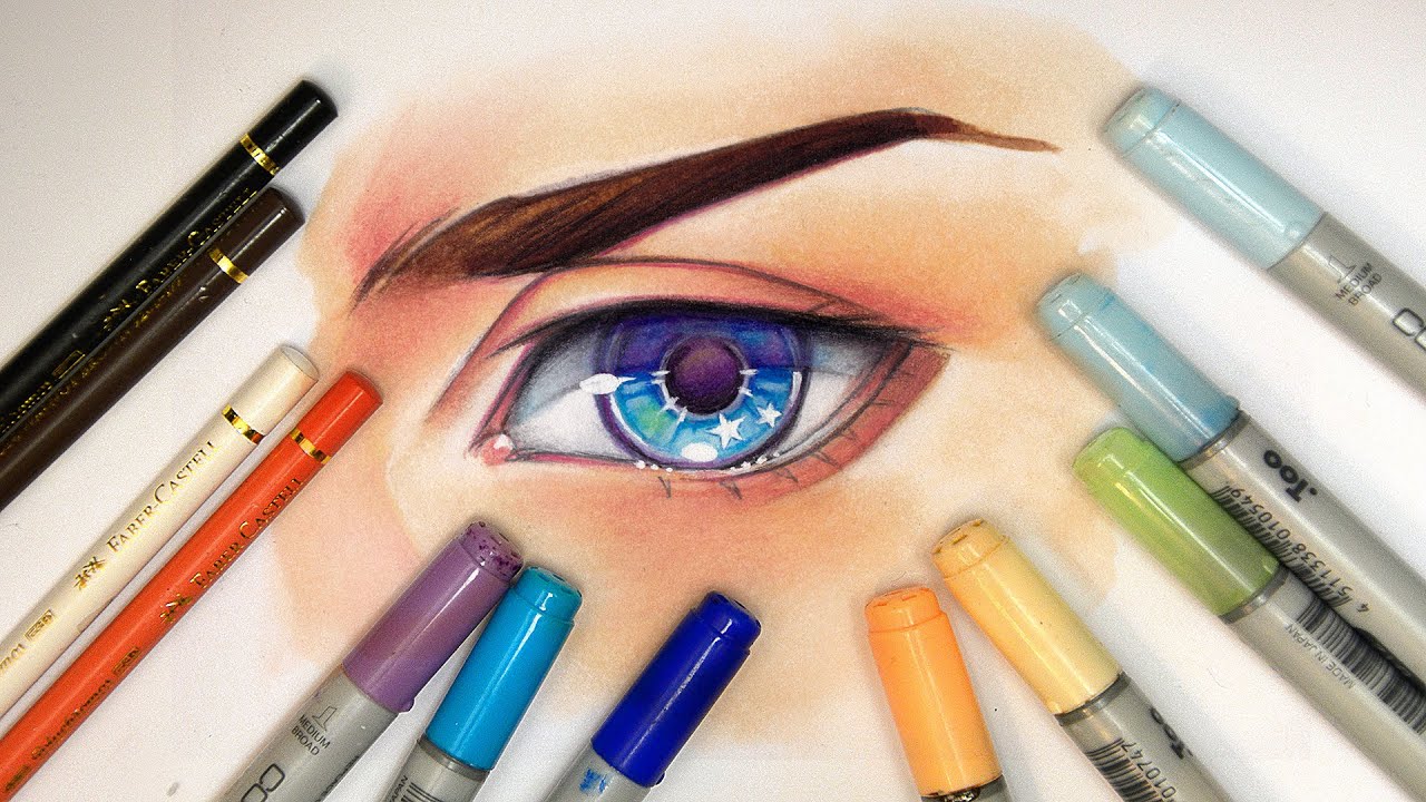 Copic Marker Drawing Stunning Sketch