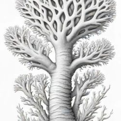 Coral Drawing Art Sketch Image