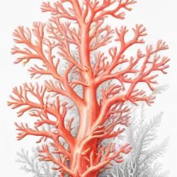 Coral Drawing Sketch Photo