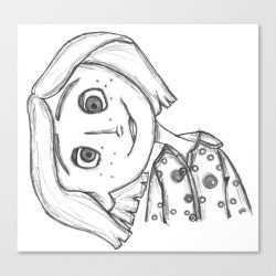 Coraline Drawing Detailed Sketch