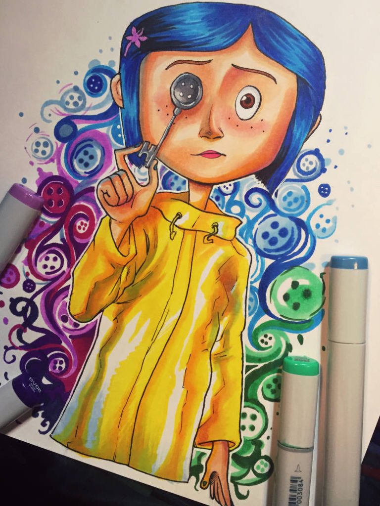 How To Draw Coraline Drawing Step By Step Guide 8461