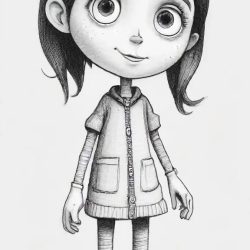 Coraline Drawing Sketch Photo