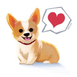 Corgi Drawing Creative Style