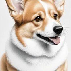 Corgi Drawing Easy Sketch