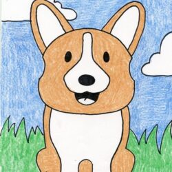 Corgi Drawing Fine Art