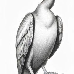 Cormorant Bird Drawing Sketch Photo