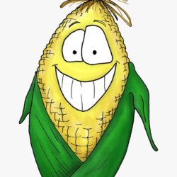 Corn Drawing Hand drawn