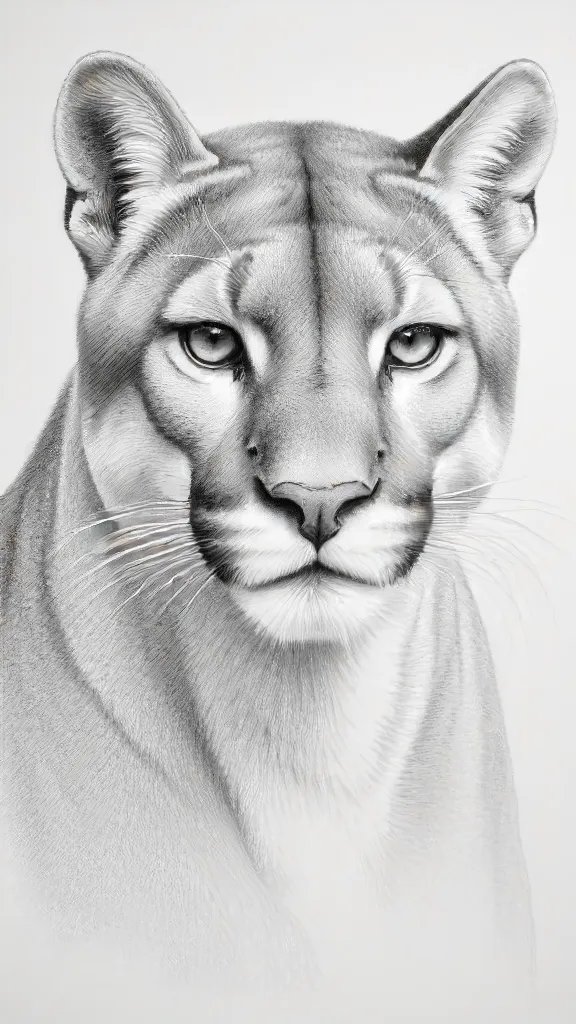 Cougar Drawing Sketch Picture