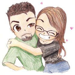 Couple Cartoon Drawing