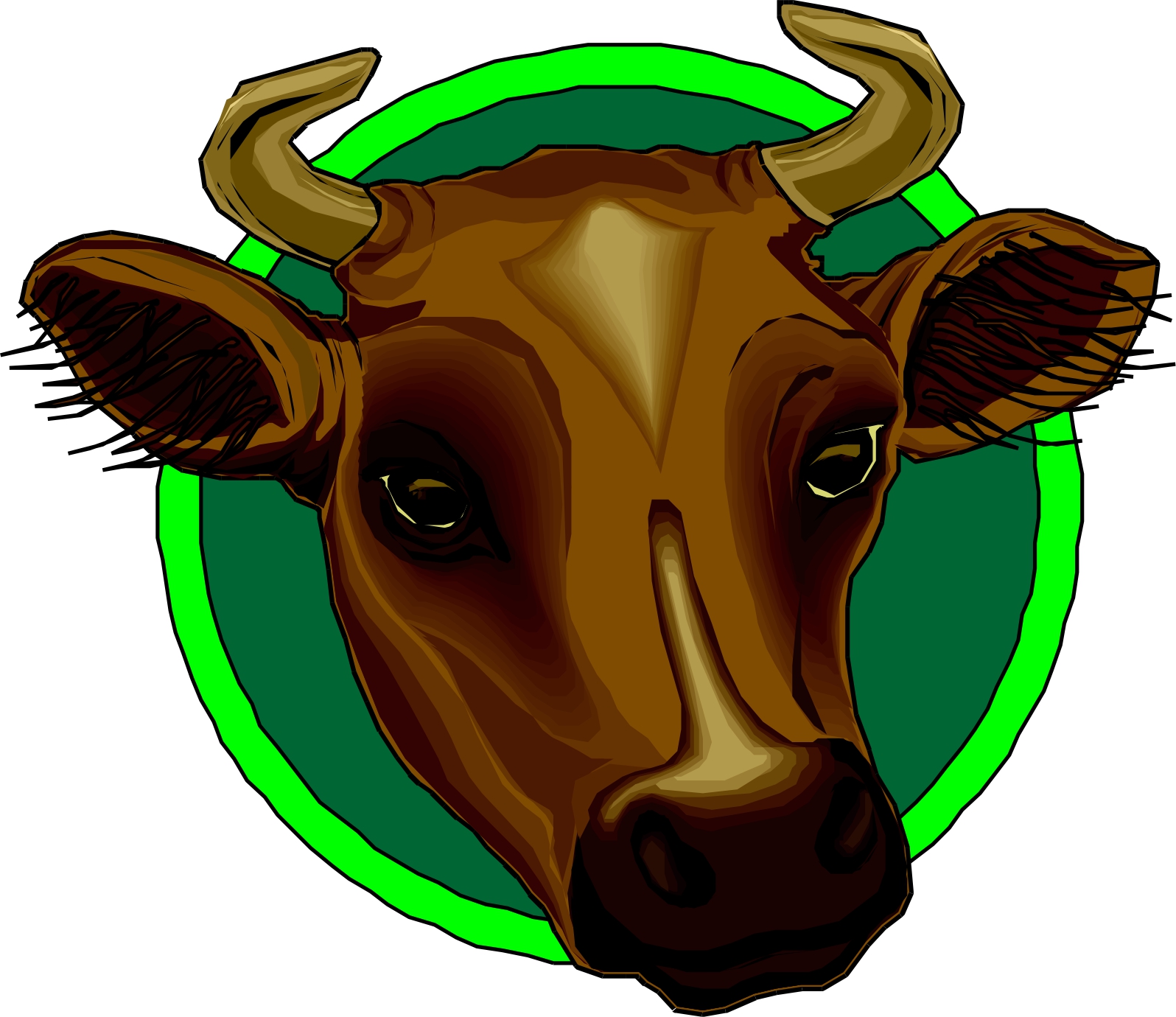 Cow Head Drawing Fine Art