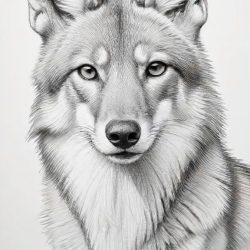 Coyote Drawing Art Sketch Image