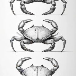 Crab Drawing Sketch Picture