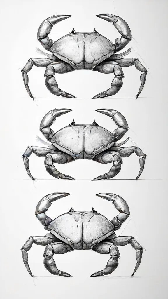 Crab Drawing Sketch Picture