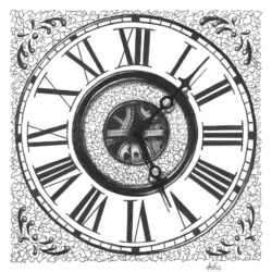 Creative Clock Drawing Creative Style