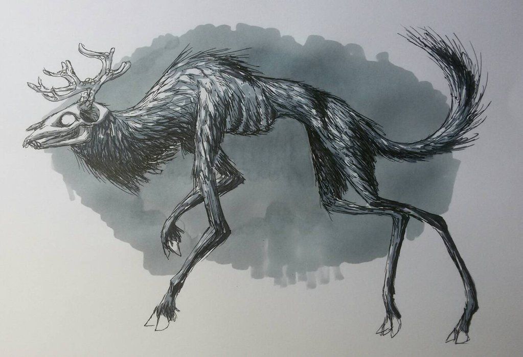 Creature Drawing Artistic Sketching