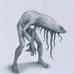 Creature Drawing Modern Sketch