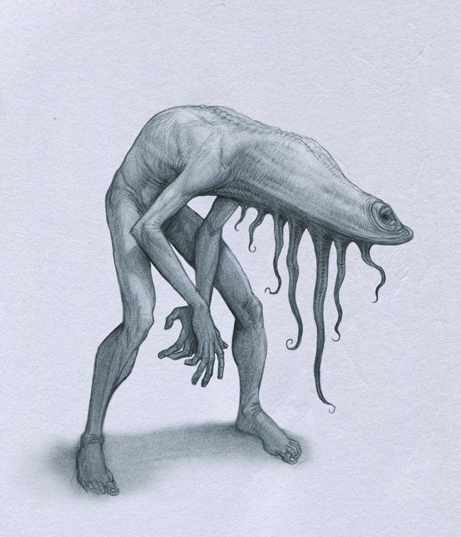Creature Drawing Modern Sketch