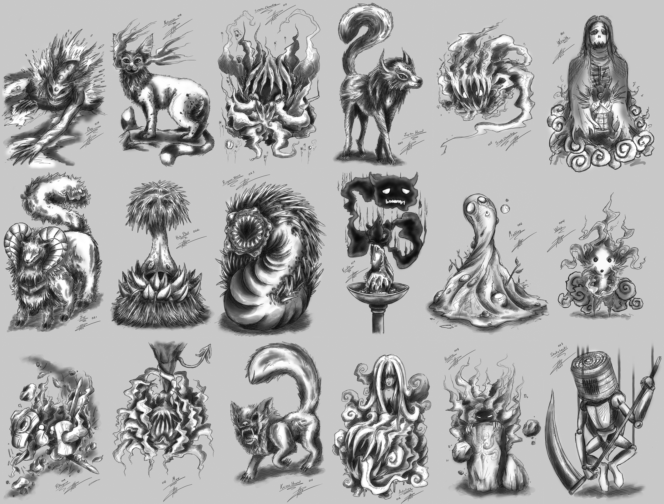 Creatures Drawing Creative Style