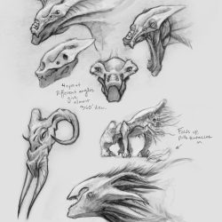 Creatures Drawing Realistic Sketch