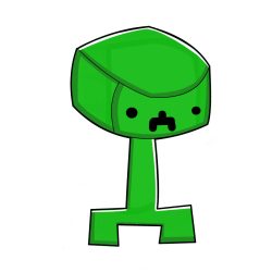 Creeper Drawing Sketch