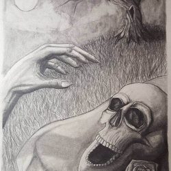 Creepy Drawing Art