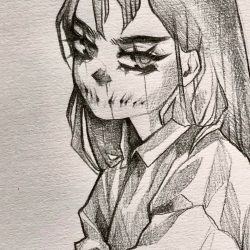 Creepy Drawing Creative Style