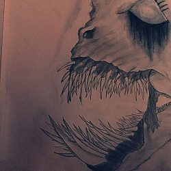 Creepy Drawing Stunning Sketch