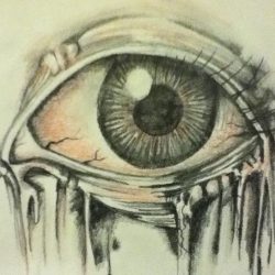 Creepy Eyeball Drawing Fine Art