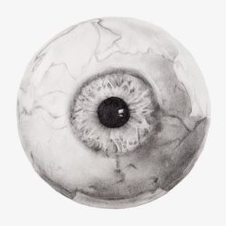 Creepy Eyeball Drawing Hand drawn