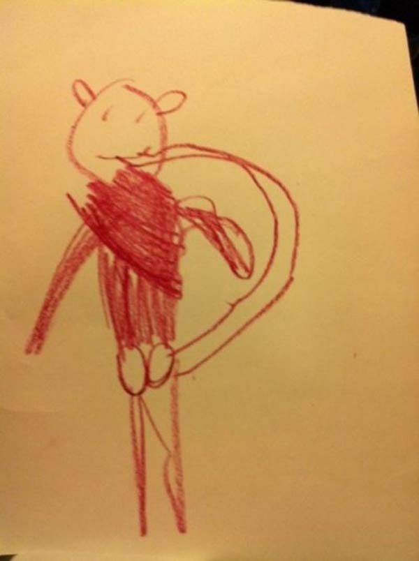 Creepy Kid Drawing Realistic Sketch