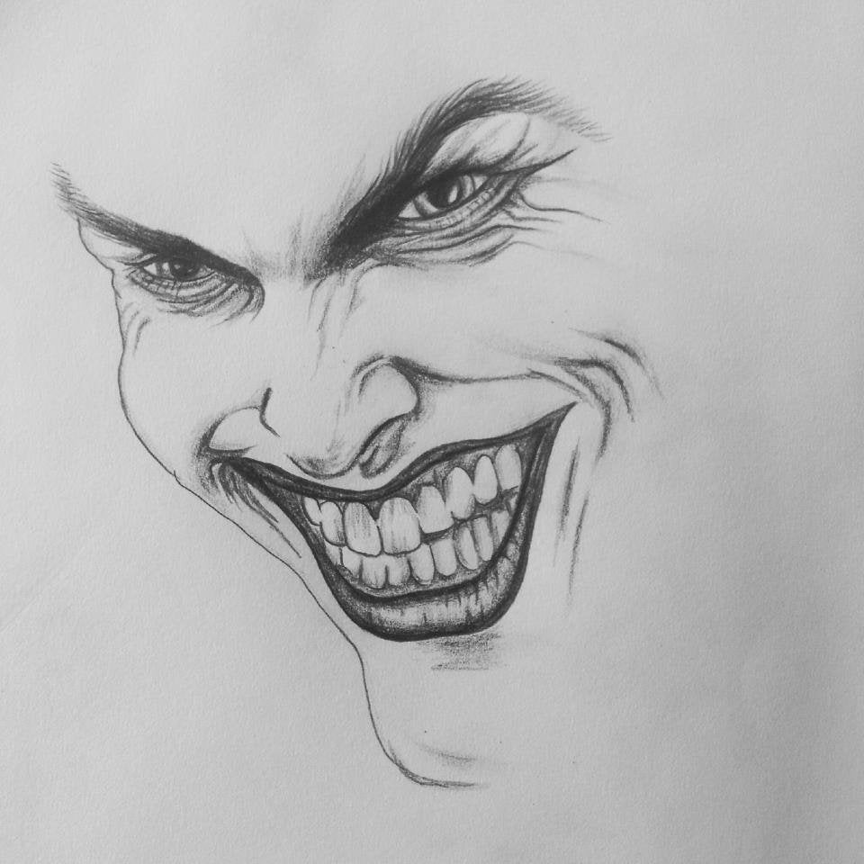 Creepy Smile Drawing Sketch