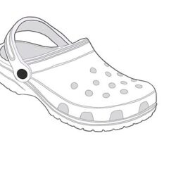 Crocs Drawing Art