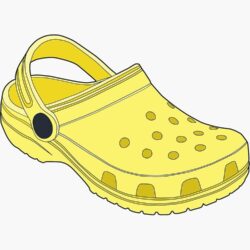 Crocs Drawing Modern Sketch