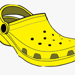 Crocs Drawing Realistic Sketch