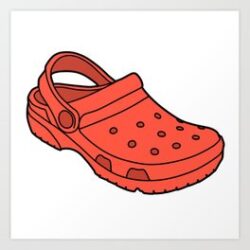 Crocs Drawing Sketch