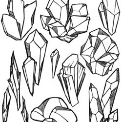 Crystal Drawing Image