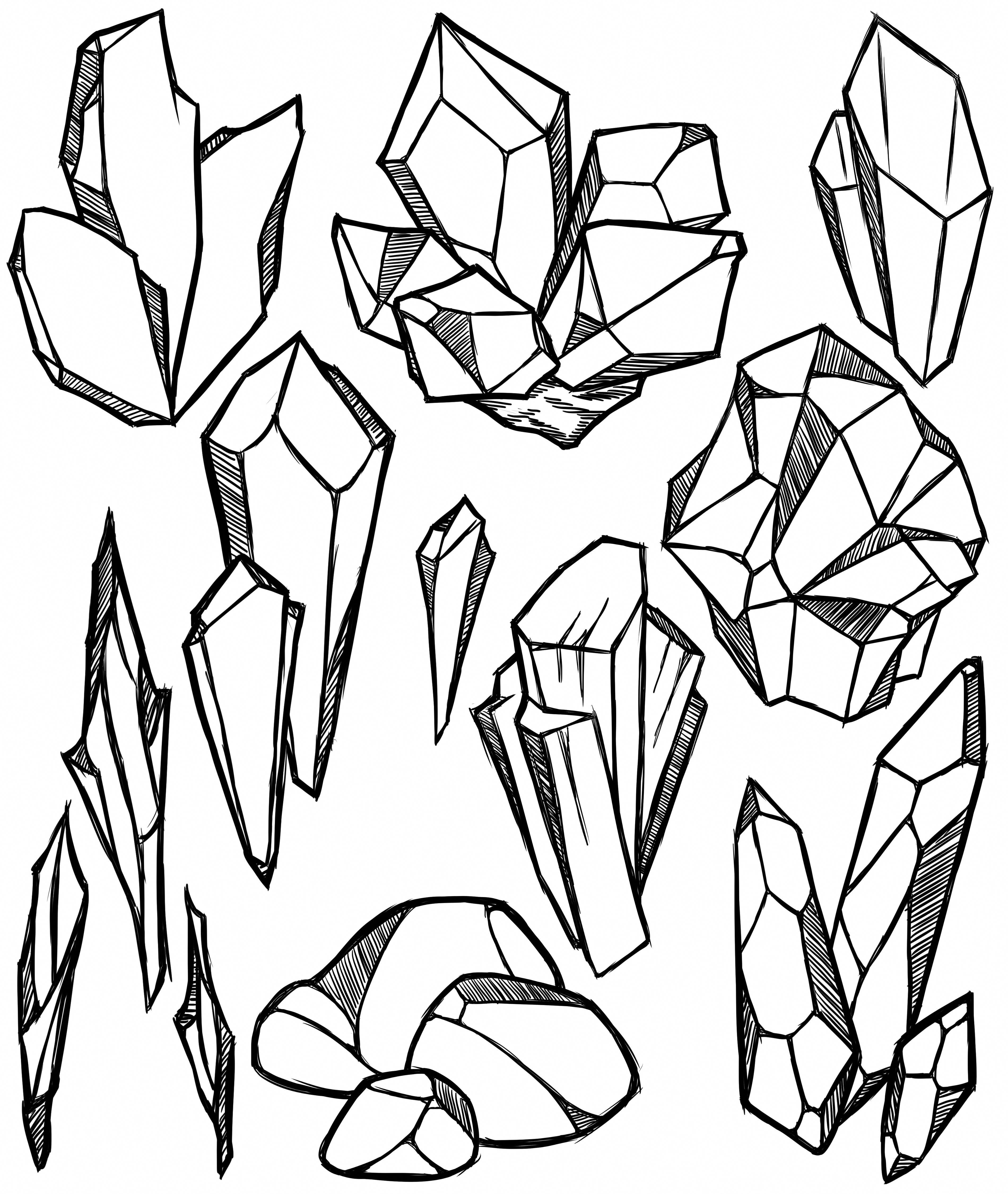 Crystal Drawing Image