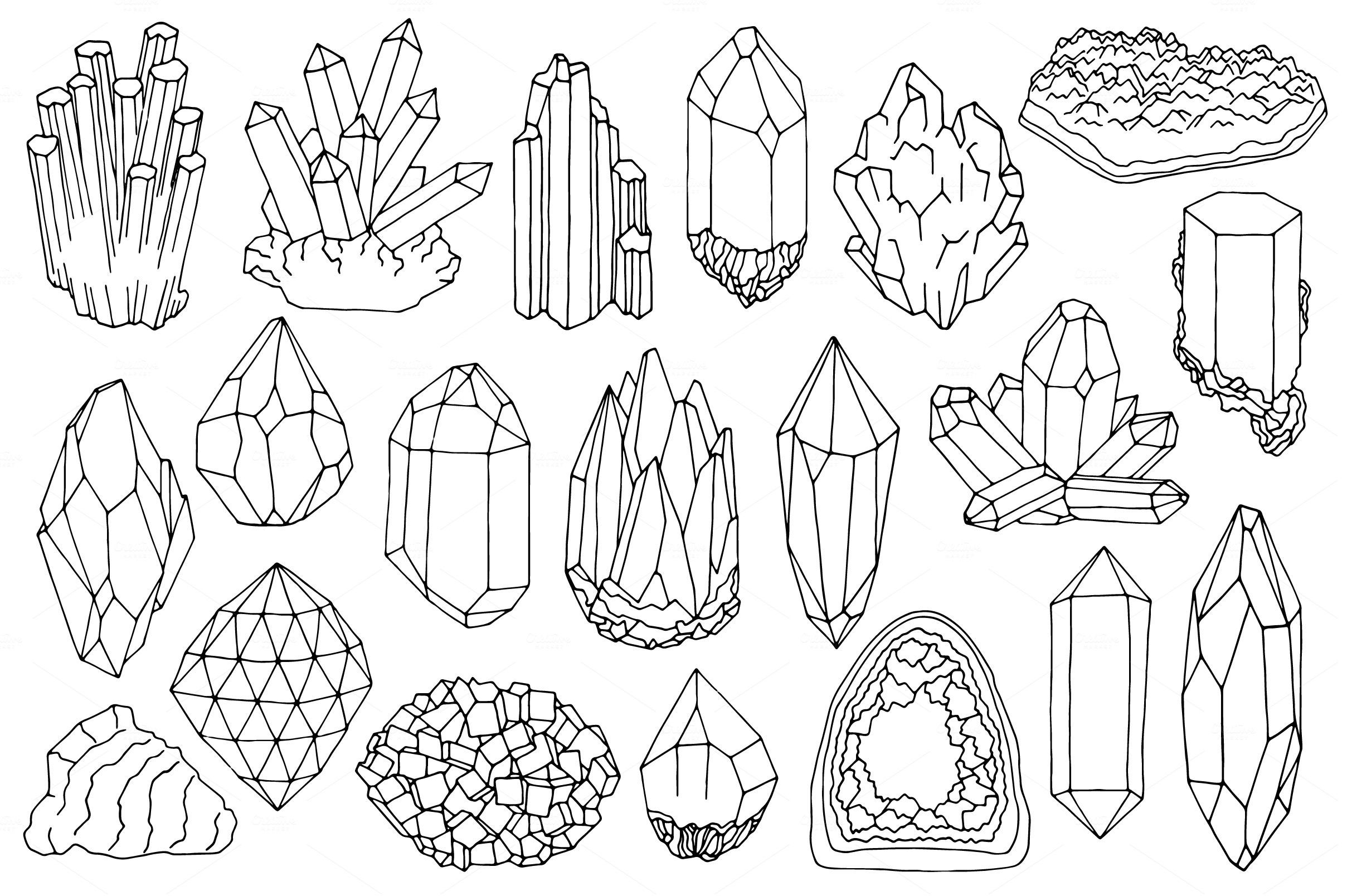 Crystal Drawing Picture