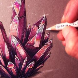 Crystal Drawing Professional Artwork