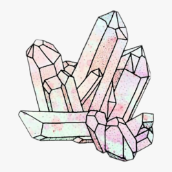 Crystal Drawing Unique Art